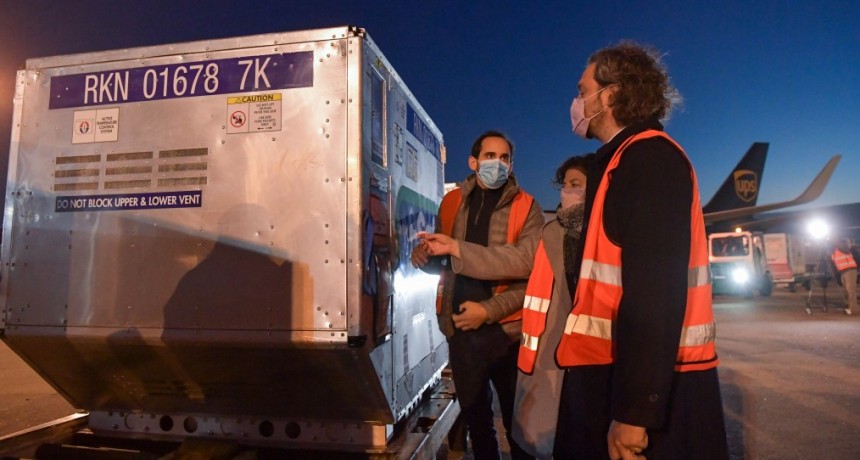  CAFIERO DESTACÓ LA LLEGADA DEL EMBARQUE MÁS GRANDE, TRAS ARRIBO DE 2.1 MILLONES DE DOSIS