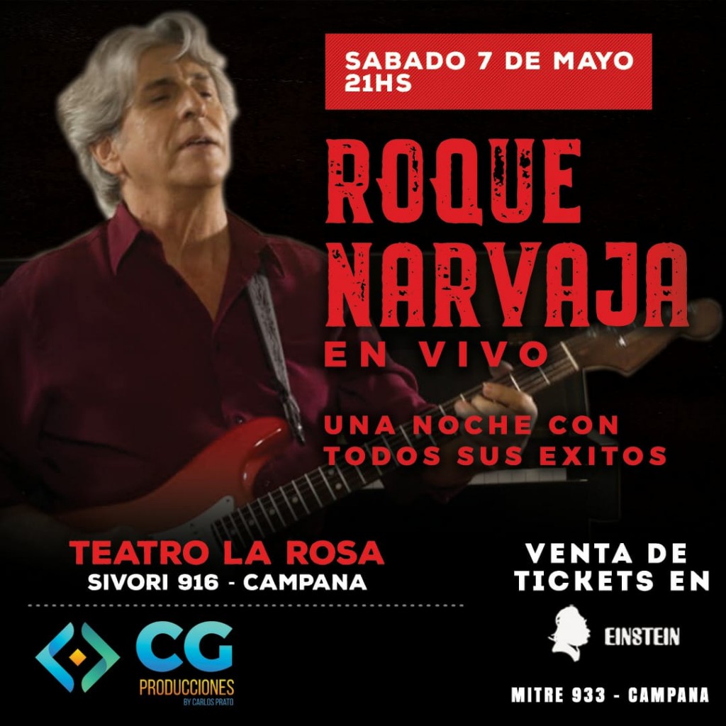 Roque Narvaja  llega el sábado a Campana