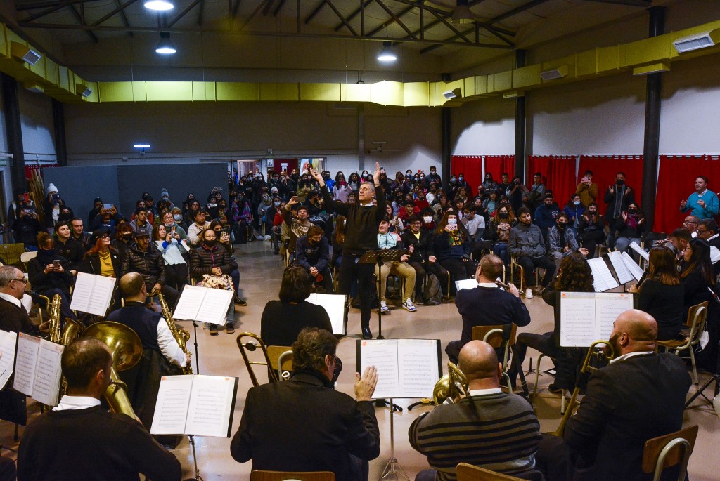 Brillante concierto de la Banda Municipal de Música en la Escuela de Arte 