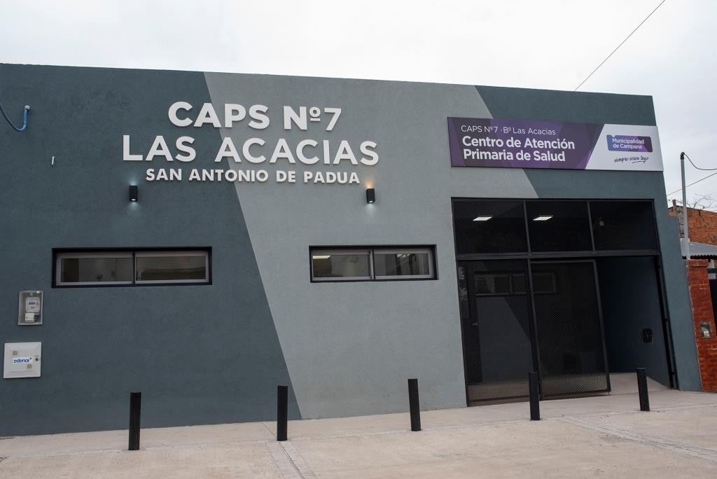 El Intendente inauguró el nuevo y moderno edificio del Centro de Salud de Las Acacias 