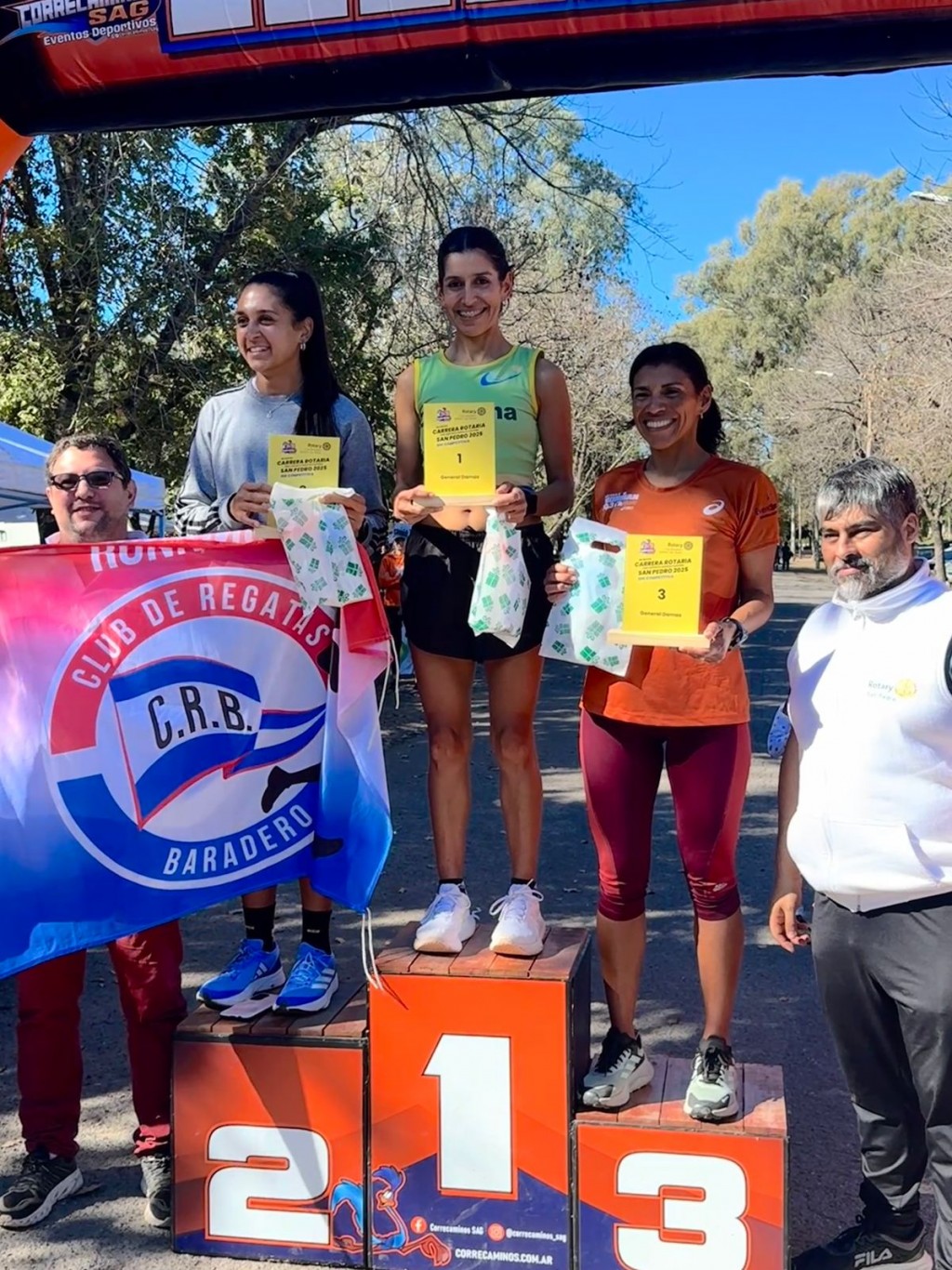 Atletas del Club Ciudad de Campana se destacaron en pruebas de running
