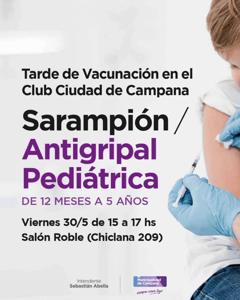 Vacunación: la Secretaría de Salud realizará este viernes una jornada destinada a niños