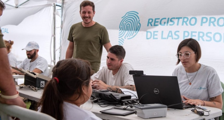 Más de mil vecinos pudieron realizar su trámite gratuito de DNI