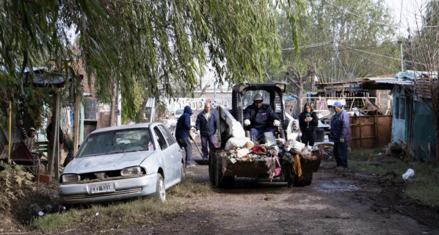 El Municipio también lleva adelante trabajos de limpieza integral en San Felipe