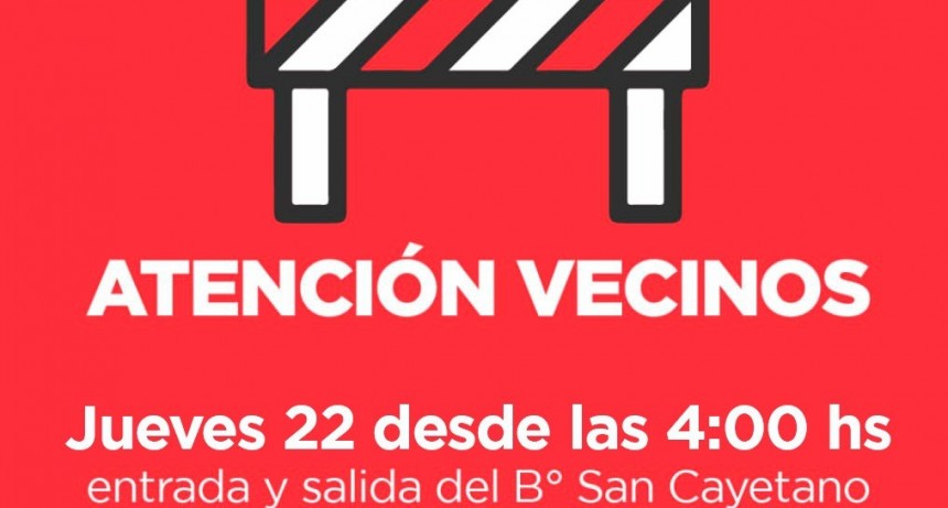 Este jueves continuará el operativo de limpieza en San Cayetano y la Ruta 6 volverá a estar cortada