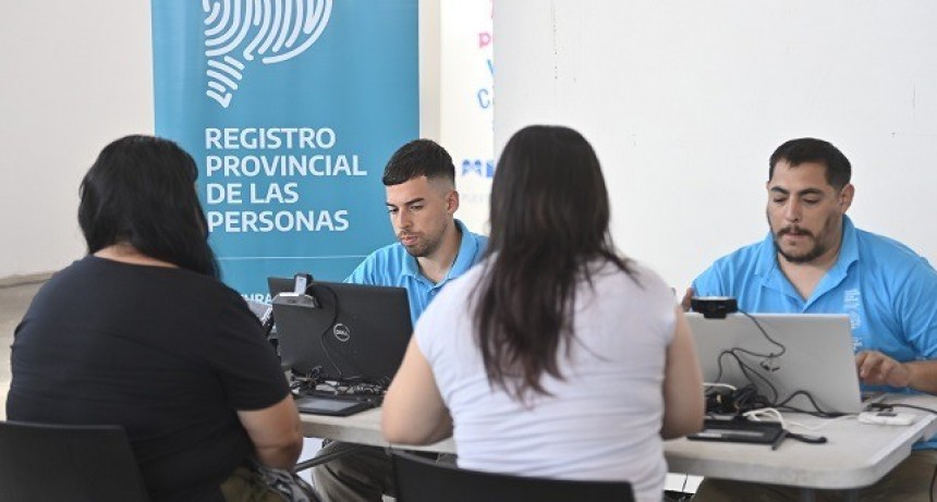 El Registro Provincial de las Personas realiza trámites registrales gratuitos en municipios afectadas por el temporal