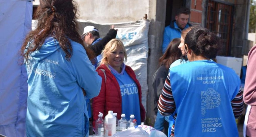 La Provincia brindó atención médica a más de 700 vecinos damnificados por las inundaciones