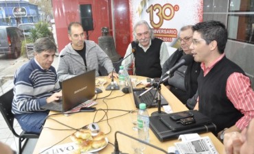Periodistas y Comunicadores se unieron en una transmisi&oacute;n especial por el 130&ordm; Aniversario de Campana