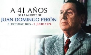 El peronismo campanense recuerda la muerte del Gral. Per&oacute;n