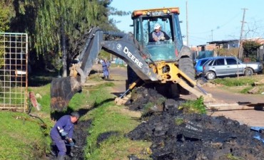 El Municipio sigue con tareas de mantenimiento en San Cayetano 