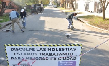El Municipio realiza a diario tareas de mantenimiento en el casco urbano 