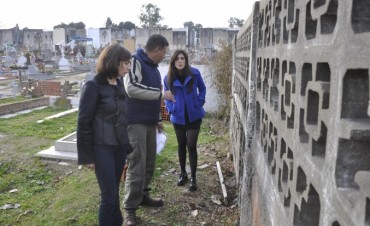 Comenzaron las obras de mejora en el cementerio local