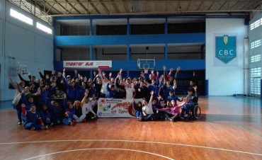 Se realiz&oacute; un encuentro inclusivo de b&aacute;squet, en el Campana Boat Club 