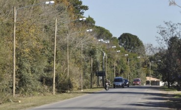 El Municipio completa la iluminaci&oacute;n de la Ruta 4