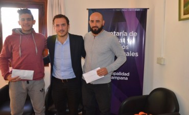 El Intendente apuesta por los deportistas locales