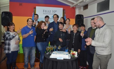 Autoridades municipales acompa&ntilde;aron la celebraci&oacute;n del 10&deg; Aniversario de FUDECyT