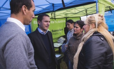 El Intendente visit&oacute; "El Estado en tu barrio", que estar&aacute; hasta ma&ntilde;ana en Las Praderas 