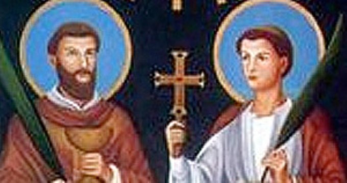 La iglesia recuerda hoy a San Marcelino y San Pedro 