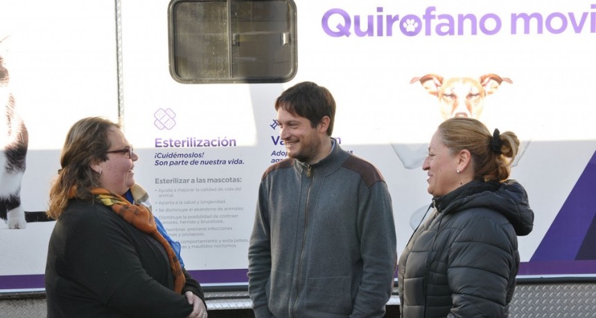 El quir&oacute;fano m&oacute;vil para mascotas fue otra promesa cumplida del Intendente