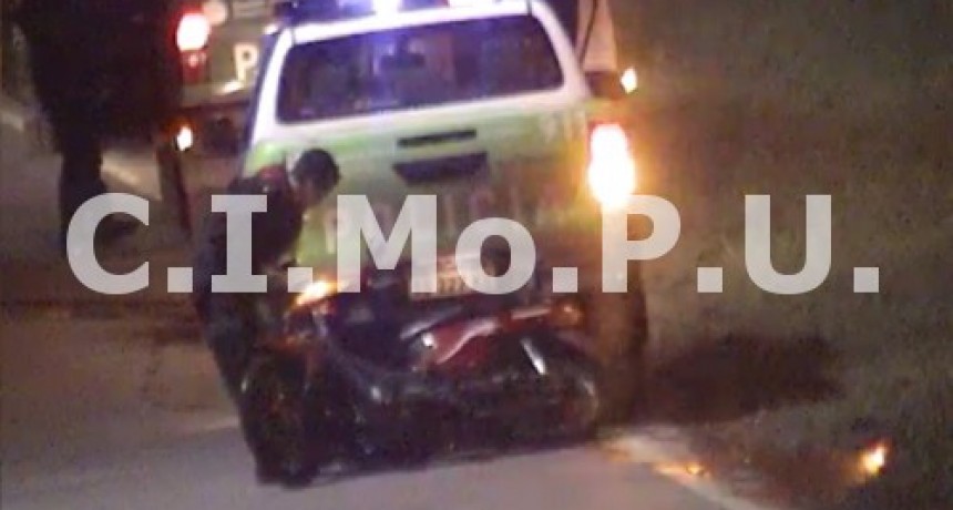 Las c&aacute;maras del CIMoPU registraron la detenci&oacute;n de un sujeto que escapaba de la polic&iacute;a