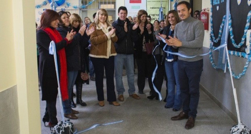  El Intendente inaugur&oacute; obras de ampliaci&oacute;n en la Escuela Secundaria N&ordm; 13