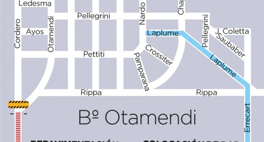 Otamendi: el Municipio repavimentar&aacute; la entrada principal del barrio