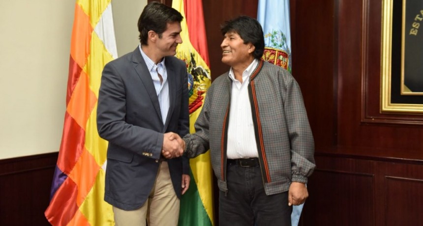 Urtubey y Evo Morales en Cochabamba