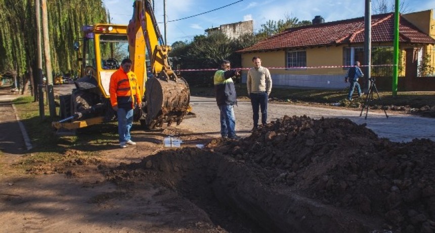 Las Acacias: importantes trabajos del Municipio para evitar anegamientos en el barrio 