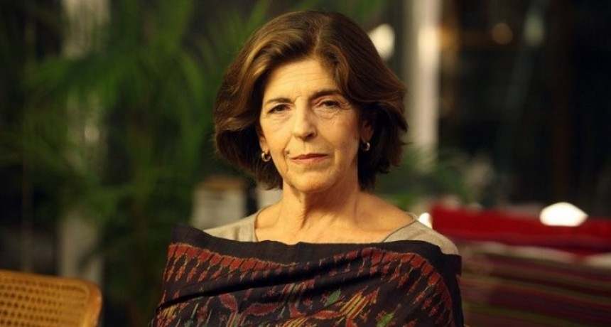Cristina Banegas en el Instituto N&ordm; 15 de Campana 