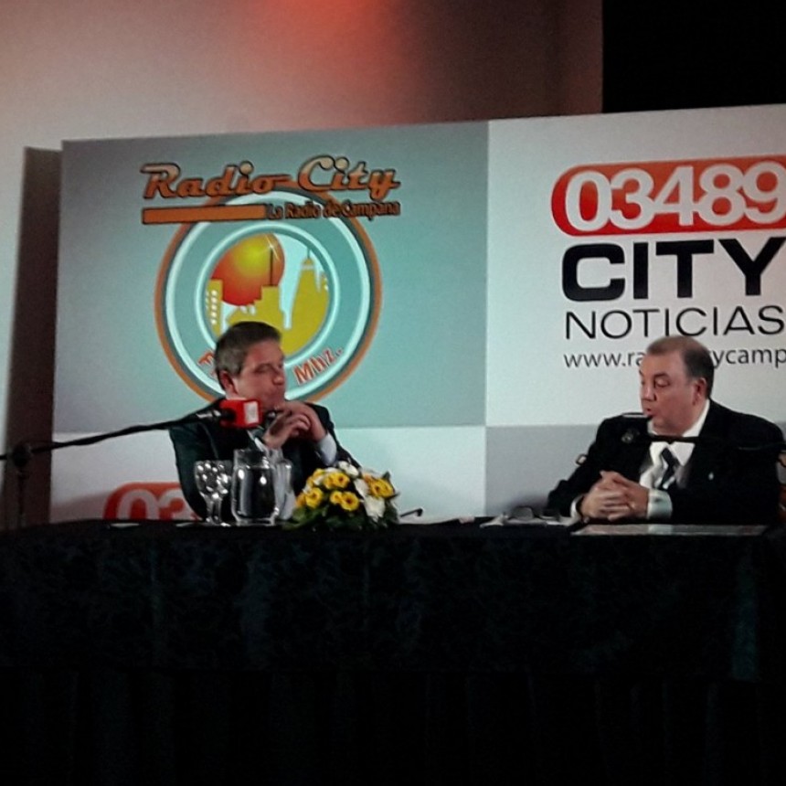 Radio City Campana FM 91.7 Mhz presentò al periodista Eduardo Battaglia