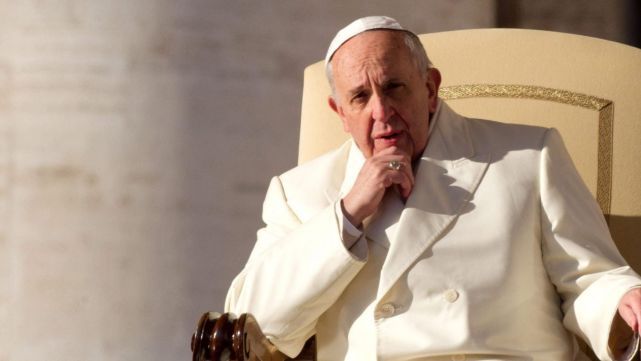 Se truncó el encuentro entre el Seleccionado y el Papa