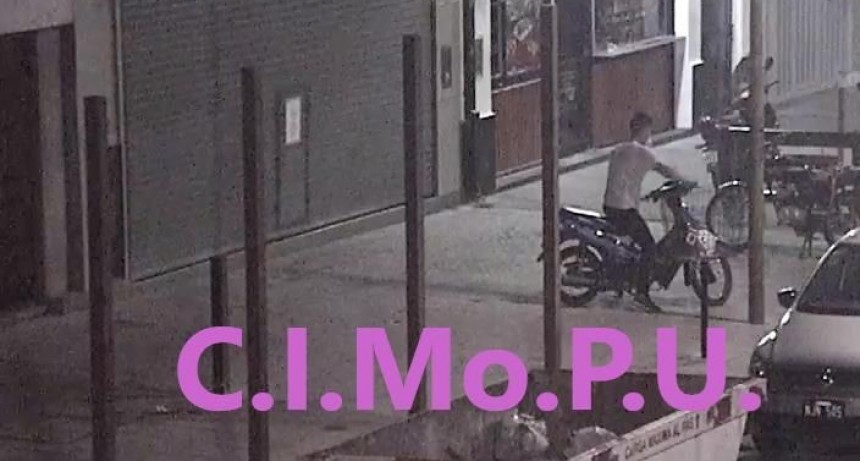 Rob&oacute; una moto estacionada pero fue advertido por el CIMoPU: lo detuvieron