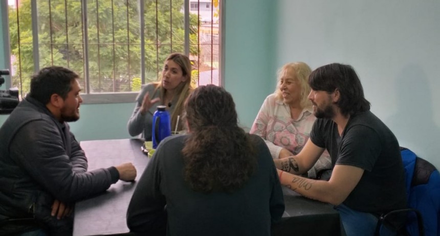 MARIA EUGENIA Y STELLA GIROLDI SE REUNIERON CON DIRIGENTES DE LA CORRIENTE NACIONAL MARTIN FIERRO