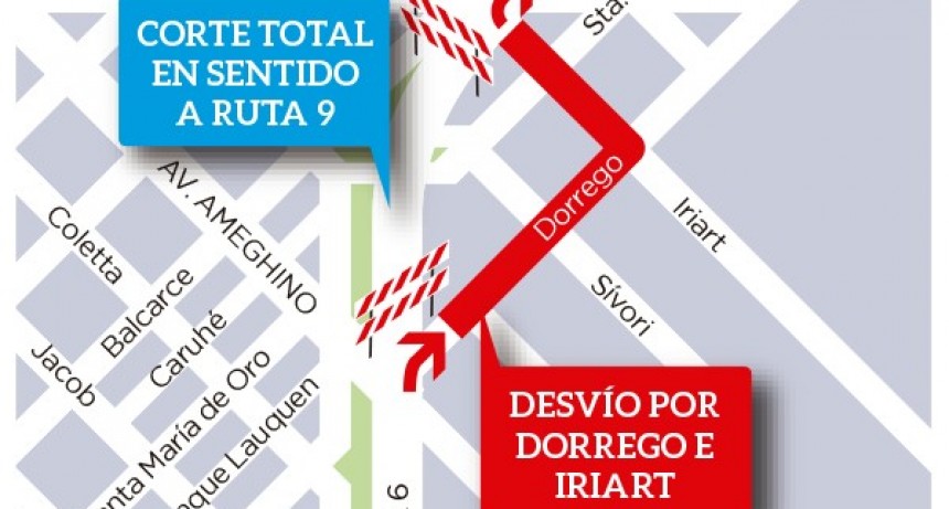 Cortan el tr&aacute;nsito en ruta 6 por un bache en el puente