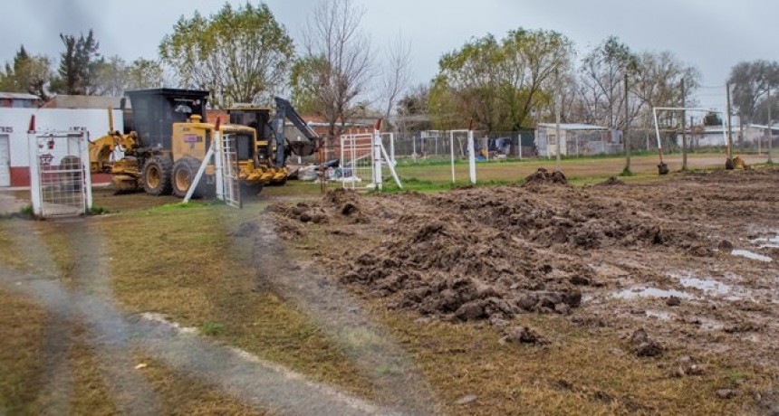 El Municipio puso en marcha un plan de recuperaci&oacute;n de canchas de f&uacute;tbol barriales 