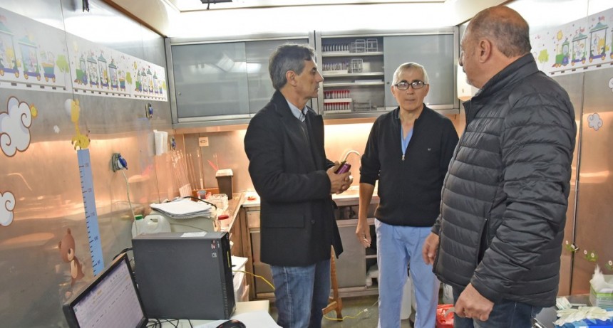 Concejales de Cambiemos visitaron el tren sanitario y social