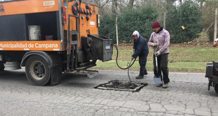 Se realizaron trabajos de bacheo en toda la extensi&oacute;n de la Ruta 4