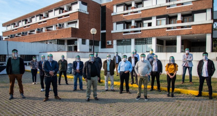 Tenaris don&oacute; m&aacute;s de 4 mil protectores faciales destinados a pymes industriales bonaerenses