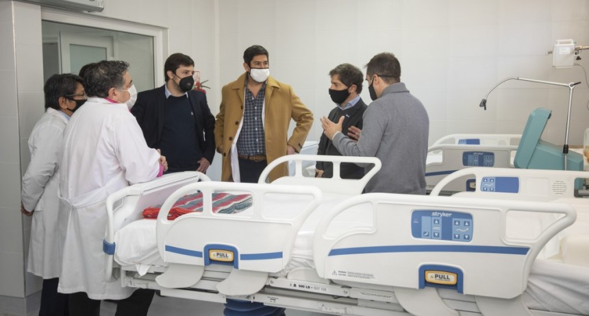 Kicillof en el nuevo Hospital Respiratorio de Navarro: "Es una obra que le cambia la vida al pueblo"