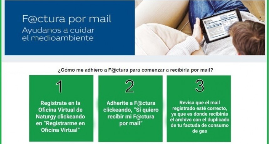 Más de medio millón de usuarios de Naturgy han adherido al servicio F@ctura por Mail