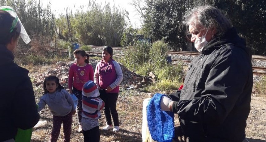 La peña Campana es de Boca abrigó a sesenta niños y niñas