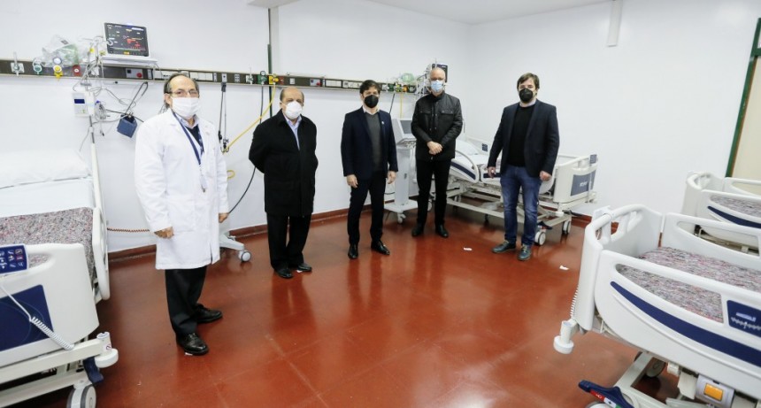 Kicillof participó de la inauguración del Servicio de Emergencia y Terapia Intensiva del Hospital Evita Pueblo de Berazategui