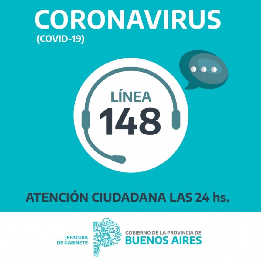 Cómo funciona la línea 148 de atención telefónica para consultas sobre Covid-19