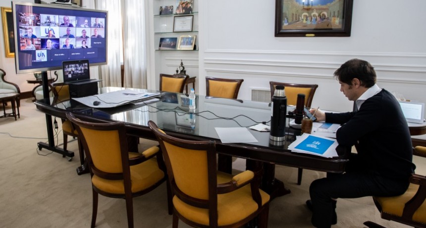 Kicillof mantuvo un encuentro con autoridades de la UIA