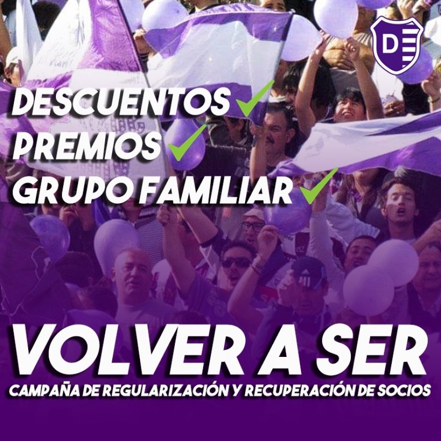 Villa Dálmine lanza su campaña de socios : #Institucional | VOLVER A SER
