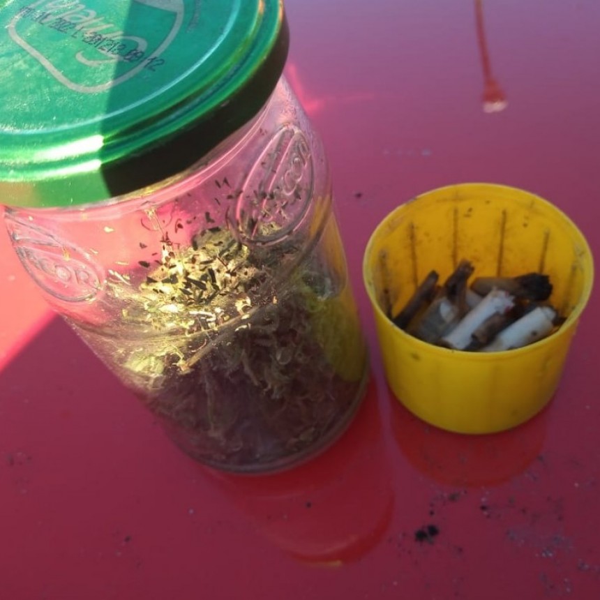 SECUESTRAN DROGA EN UN OPERATIVO DE POLICÍA JUNTO A DIRECCIÓN DE TRÁNSITO 