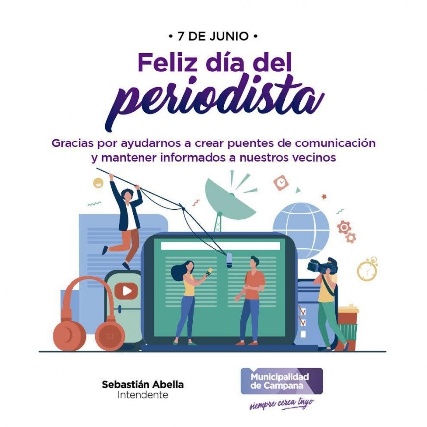 7 DE JUNIO DIA DEL PERIODISTA Y NUESTRO PROGRAMA ESPECIAL