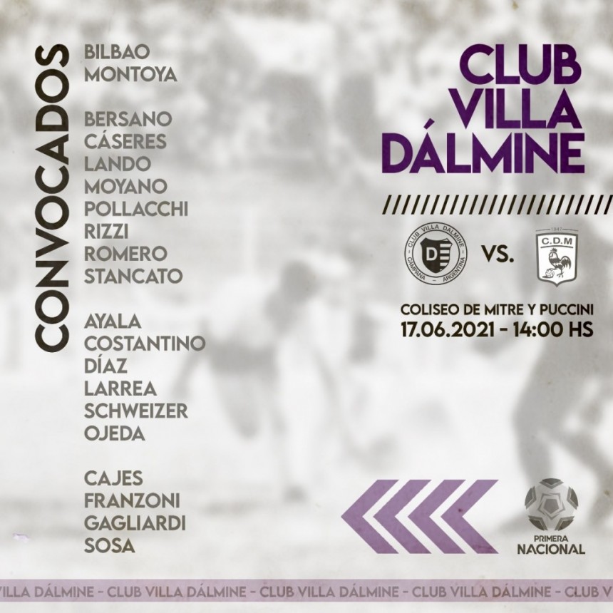 VILLA DALMINE CERRO SU PREPARACION ESPERANDO EL PARTIDO FRENTE A DEPORTIVO MORON