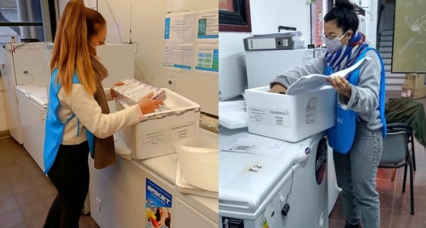 Llegaron 1.200 vacunas para las distintas postas de vacunación