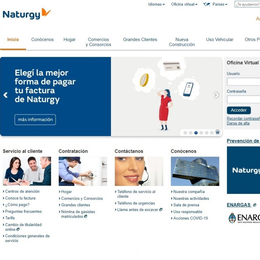 Naturgy brinda herramientas para la gestión digital de trámites y pagos